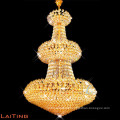 Candelabro de cristal grande LT-6092 da vela do dispositivo elétrico claro luxuoso do candelabro do hotel